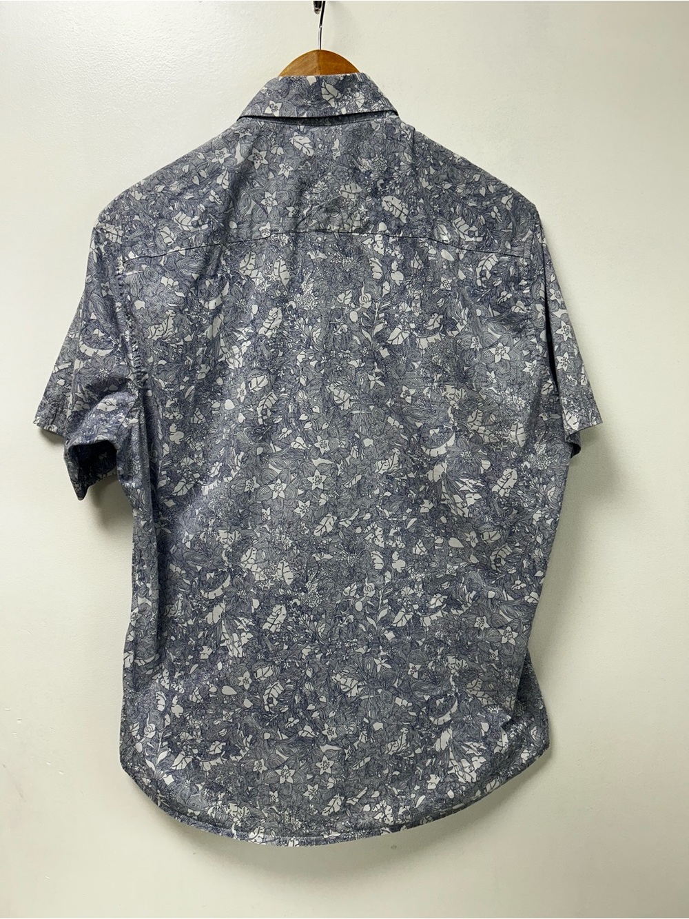 Projek Raw Men’s Botanical Floral Sketch Print Shirt Size‎ M 100% Cotton - Picture 4 of 10